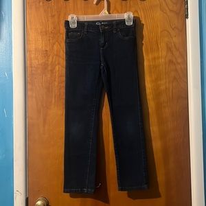 Girls dark denim jeans brand wonder nation